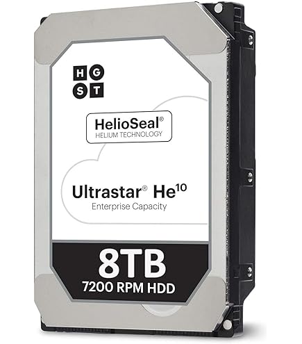 【2台/計16TB】HGST SAS HDD 8TB 12Gb 7200RPM Amazon.com: HGST Ultrastar He10 | HUH721008AL4200 | 0F27406